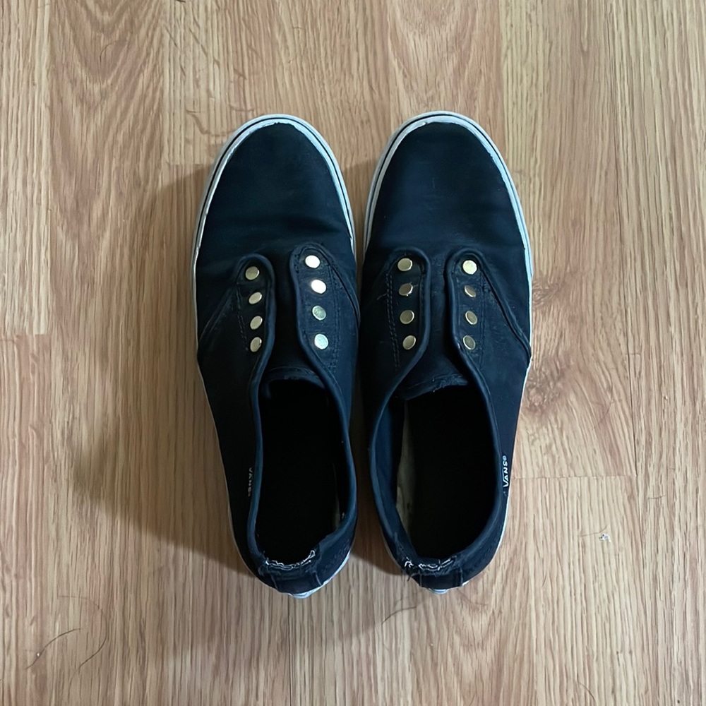 Vans - Black Slip On Shoes